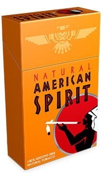 American Spirit Organic Light (Orange Tan Pack)