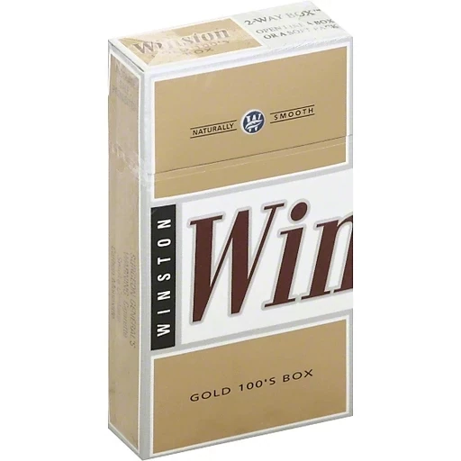 Winston Gold 100's Cigarettes