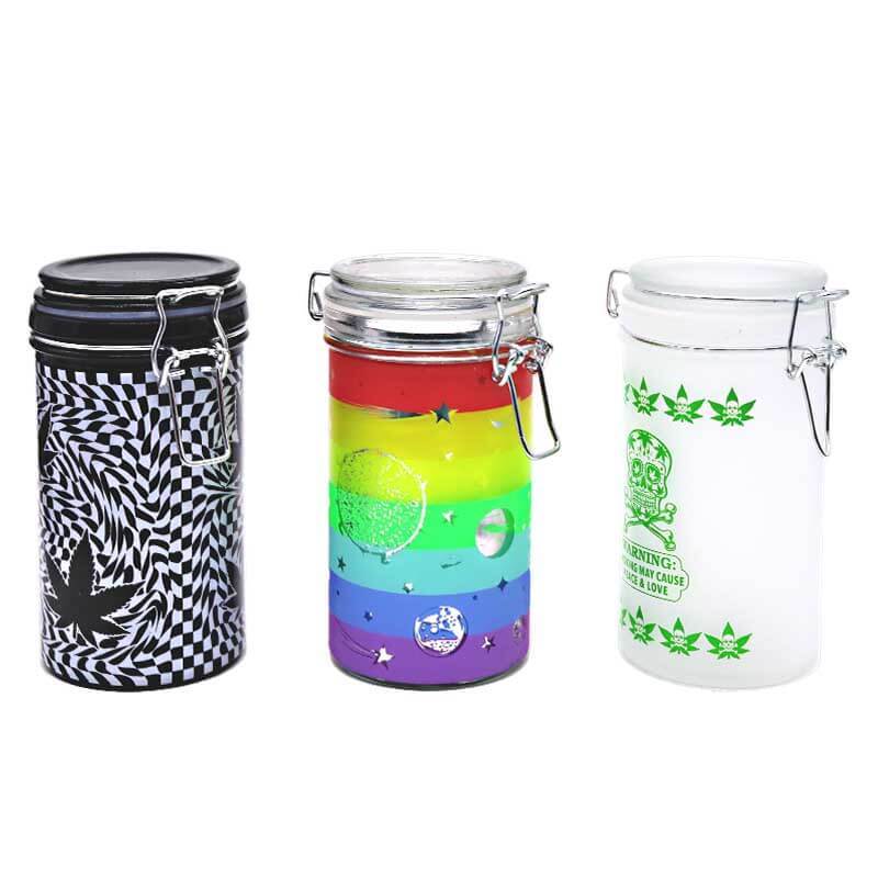 X Large Stash Glass Jars (SJXL) | Assorted Designs