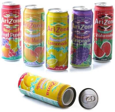 Arizona Tea Stash Can | Assorted