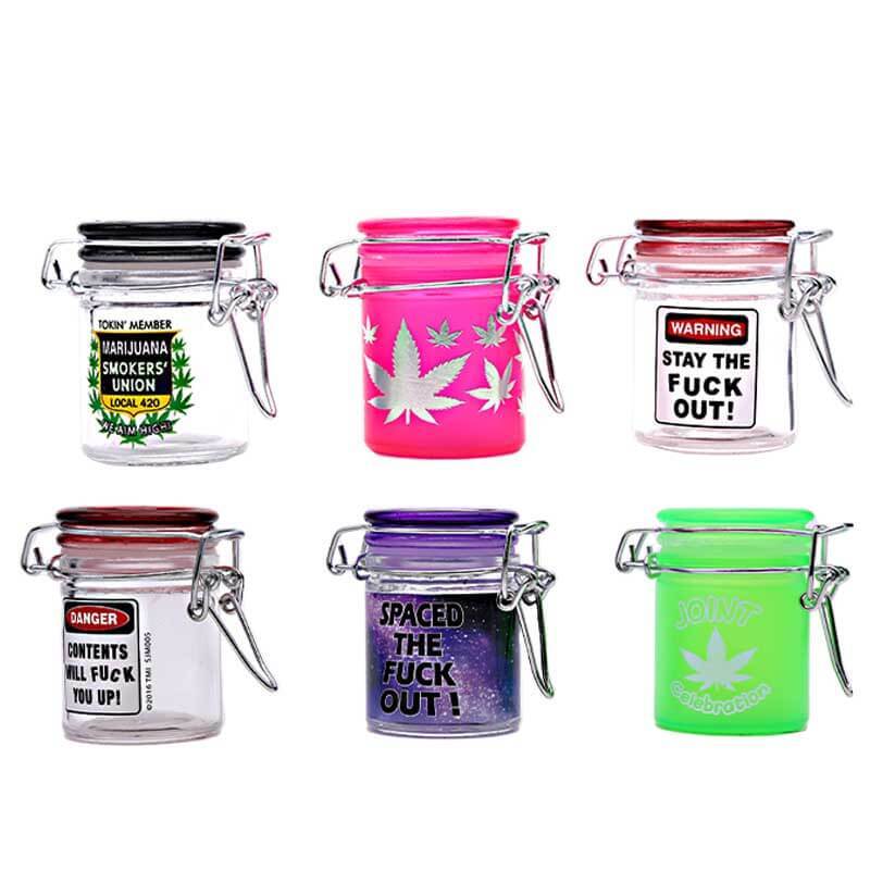 Mini Stash Glass Jars (SJM) | Assorted Designs