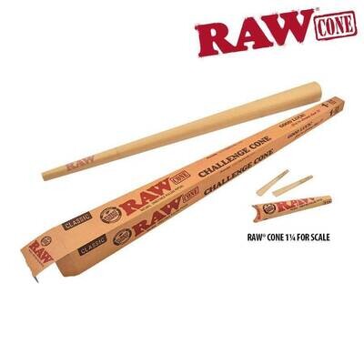 RAW Pre-rolled Natural Rolling Papers | Challenger Cone