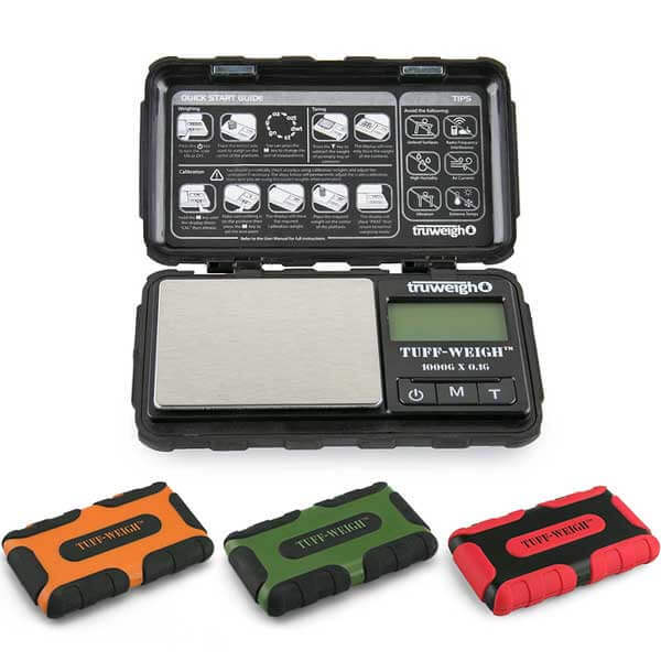 Truweigh Tuff-Weigh Scale | 1000x0.1g | Black