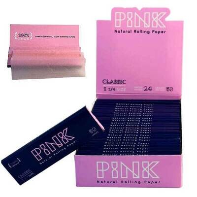 PINK Natural Rolling Papers | 1 1/4