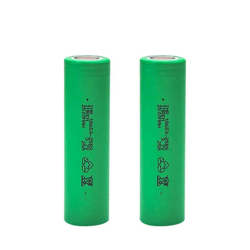 Imren 25Rs 18650 Battery | 2 Pack | Green 2500mah (25A)