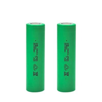 Imren 25Rs 18650 Battery | 2 Pack | Green 2500mah (25A)
