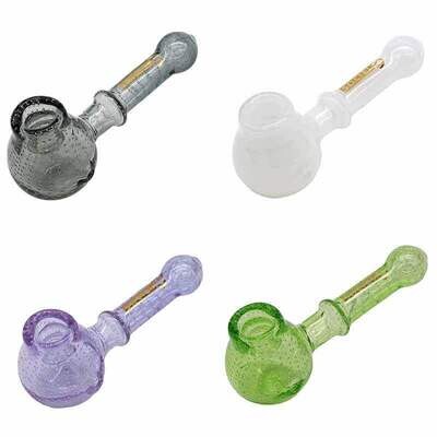 Social MOMUS Spoon Handpipe with Built-in Screen (APP384) | 5 inch | Assorted Colors