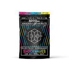Hi On Nature Shock Waves Series D8 Sour Belts | 5000mg | 10 Pcs.