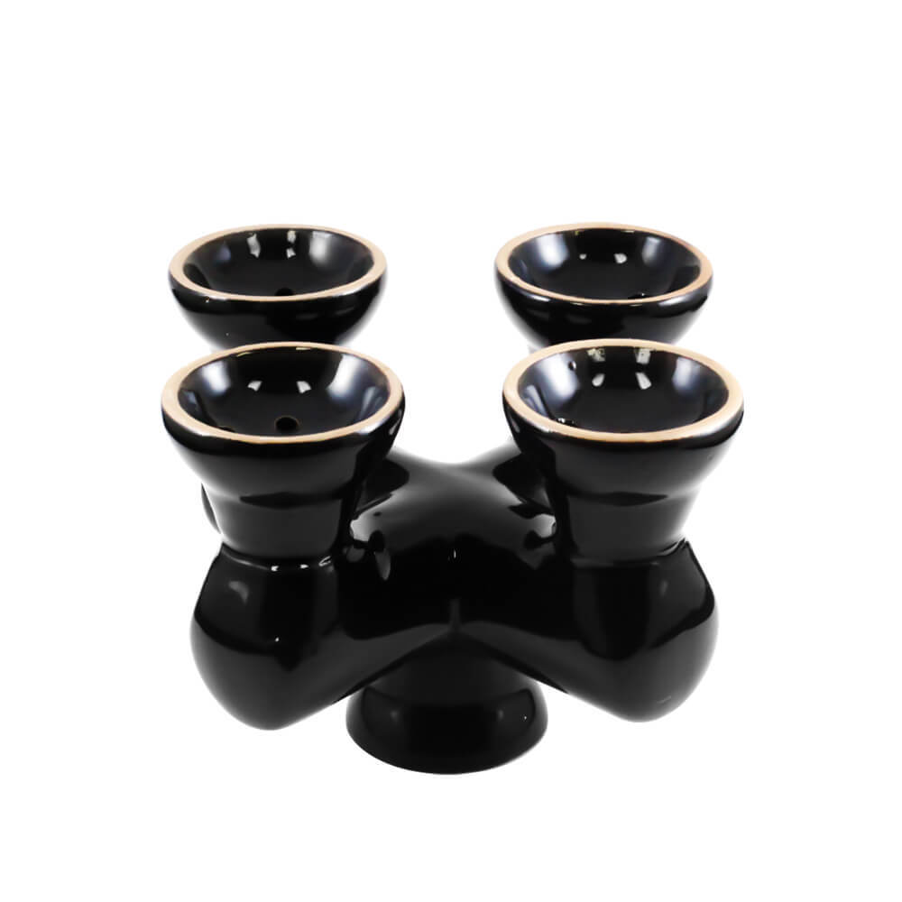 Premium Quad Ceramic Hookah Bowl