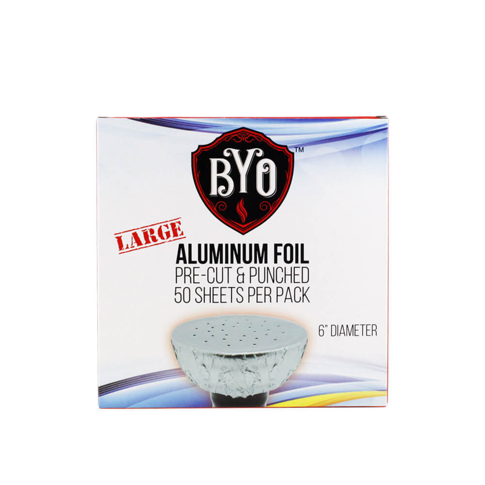 BYO Aluminum Foils Pre-Cut and Punched | Large | 50 Pack