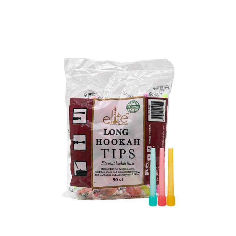 Elite Long Hookah Tips 3.5 inches (TIPS-LONG) | 50 Pack