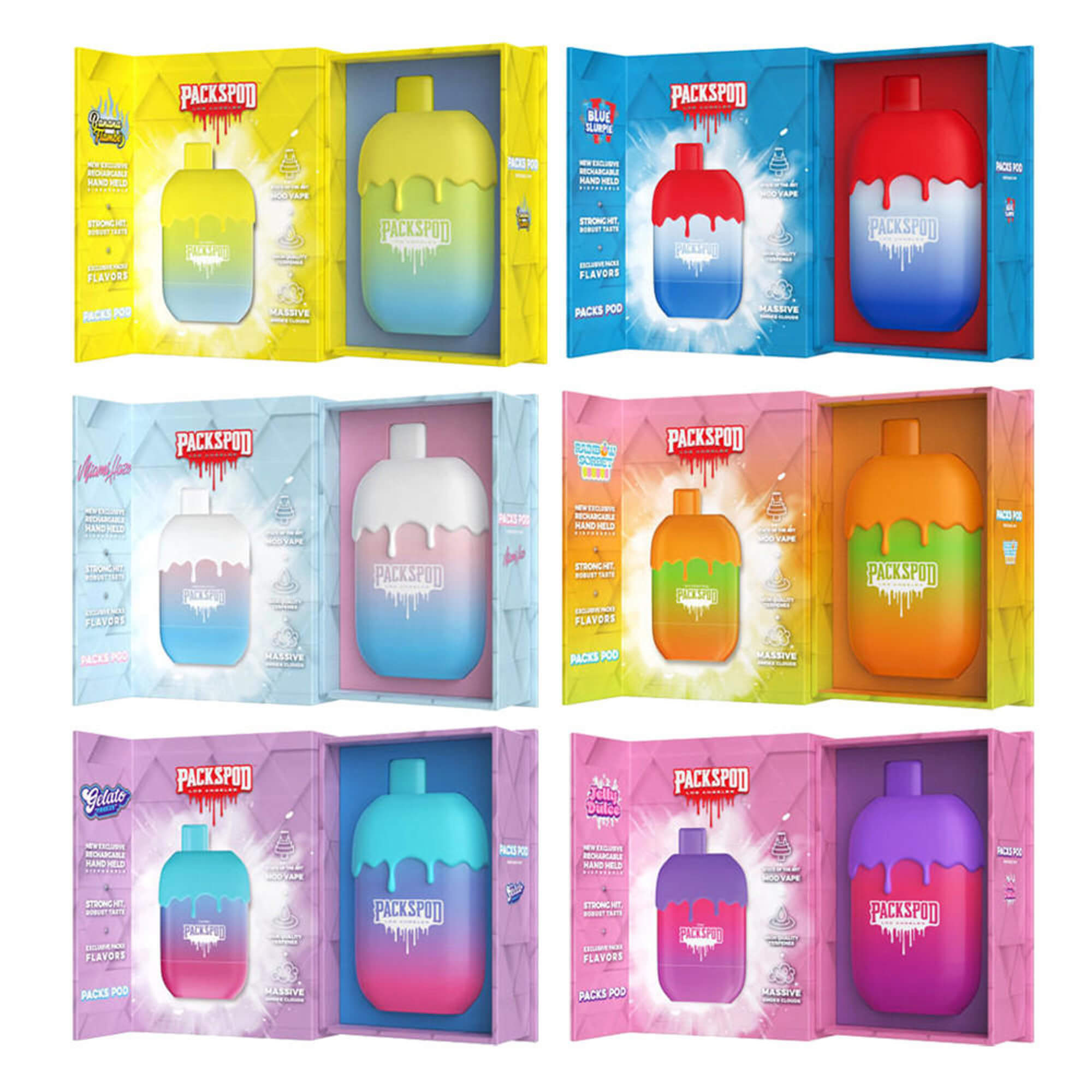Packwoods PacksPod Disposables | 5% Nicotine | 5000 Puffs — Blue Slurpee