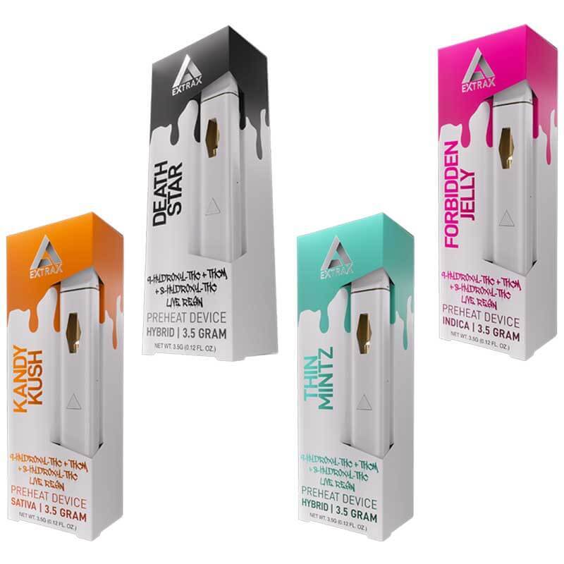 Extrax HYDROXYL-THC+THCM+THC-Live Resin Disposable | 3.5 Gram — Death Star