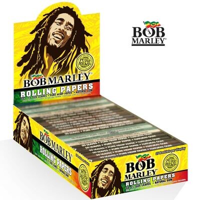 Bob Marley Rolling papers 50-1/4 size pure hemp