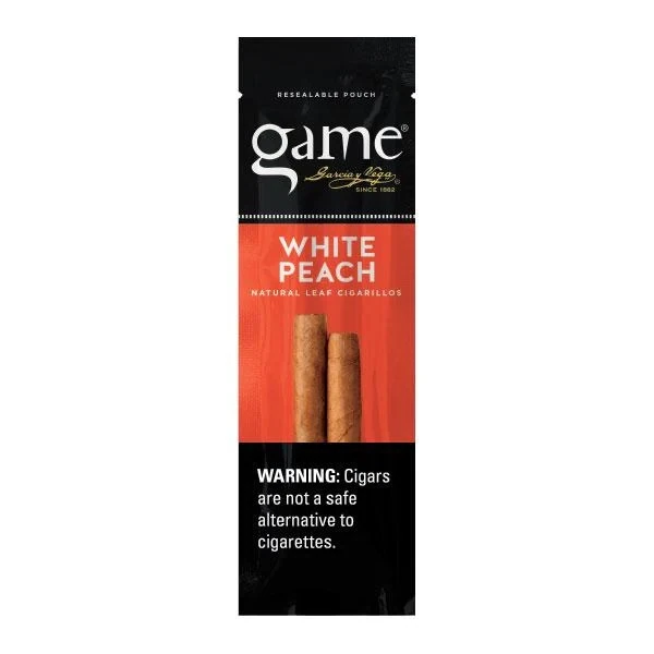 Game Natural Cigars | White Peach | 2 Pack