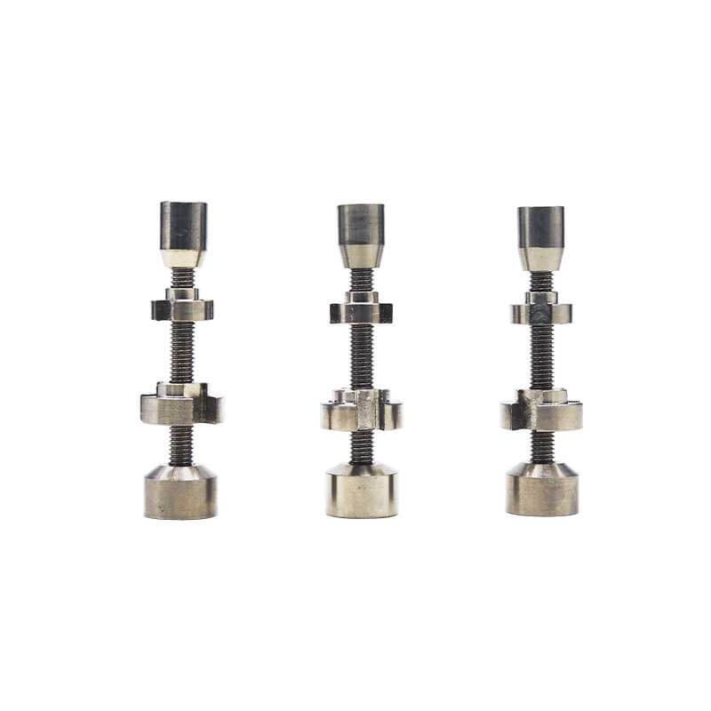 Screw Adjustable Titanium Nail | 14mm to 19mm | 3 Pack