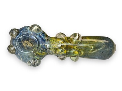Heavy Frit Glass Handpipe | 6 inch | Assorted Colors