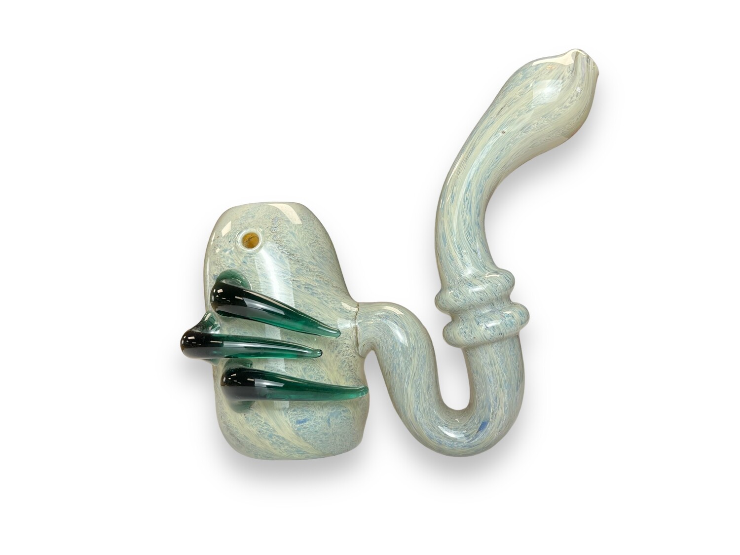 Six Side Horn Fancy Bubbler | 5 inch | Assorted Colors