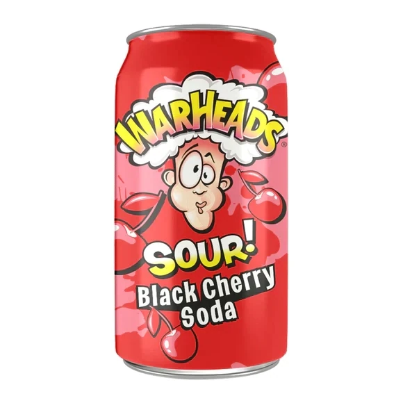 Warheads | 355ml | Sour Black Cherry Soda