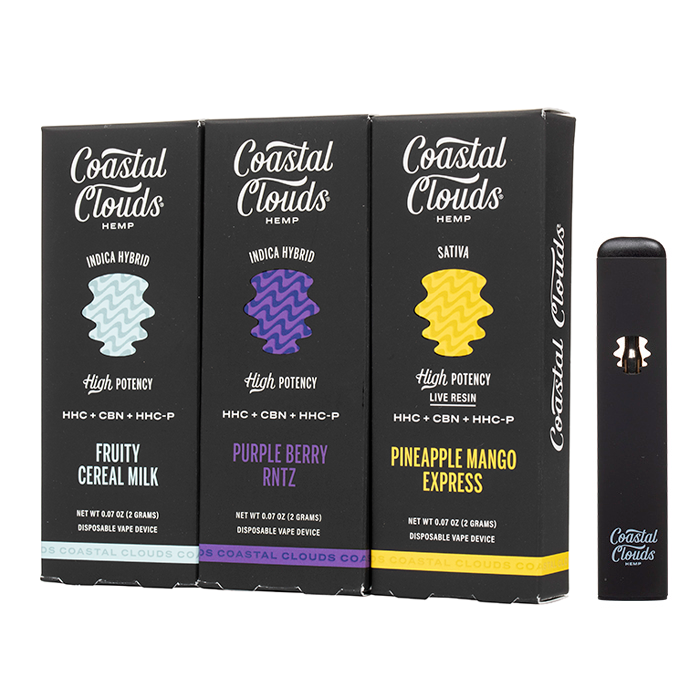 Coastal Clouds Hemp | HHC+CBN+HHC-P Live Resin Disposable Vape | 2 Grams