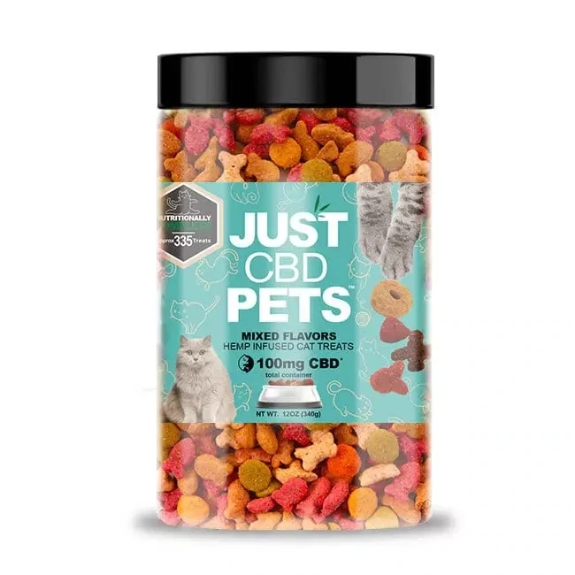 Just CBD Pets | Mixed Flavors Hemp Infused Cat Treats | 100 mg