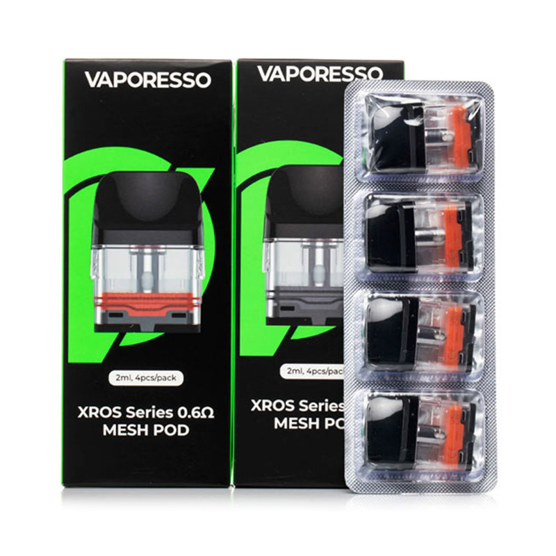 Vaporesso XROS Pods | 4 Pack — 0.4 ohm - 3mL