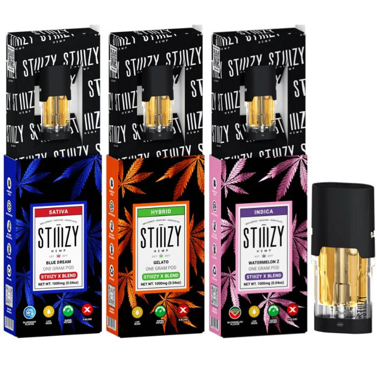 Stiiizy Hemp X Blend One Gram Pod