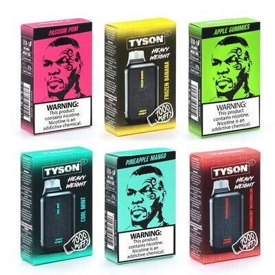 Tyson 2.0 Heavy Weight Disposable Vape | 5% Nicotine | 7000 Puffs
