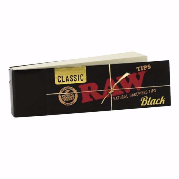 RAW Black Classic Natural Unrefined Tips
