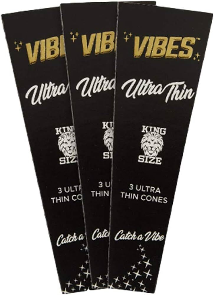 Vibes Ultra Thin Cones | King Size 3 Cones