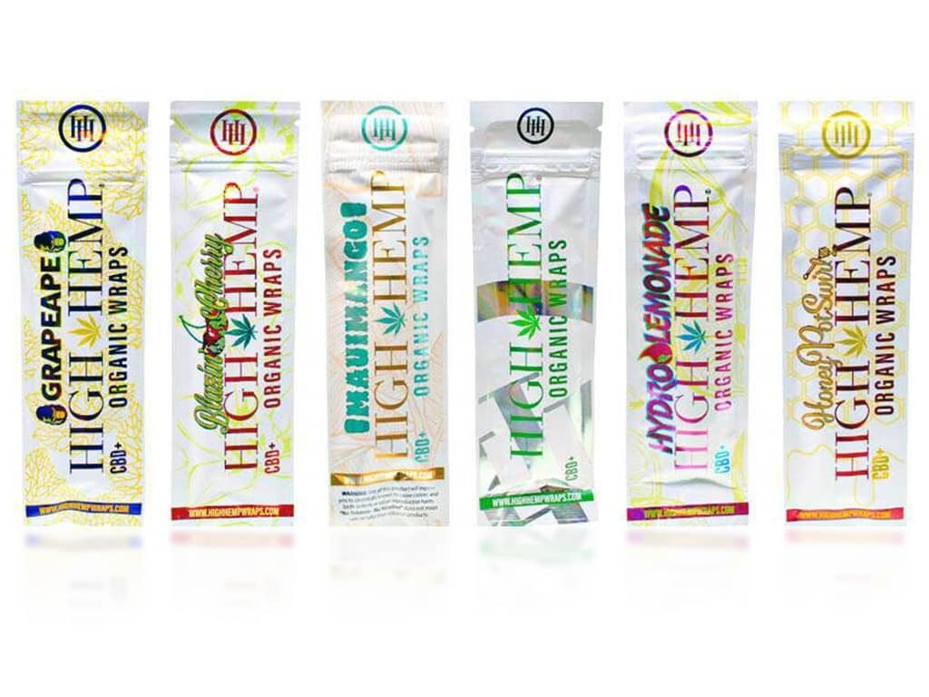High Hemp Organic Wraps CBD+