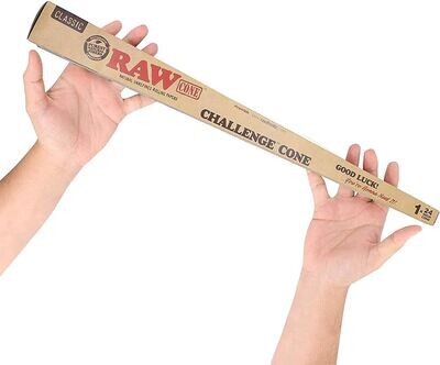 RAW Pre-rolled Natural Rolling Papers | Challenger Cone