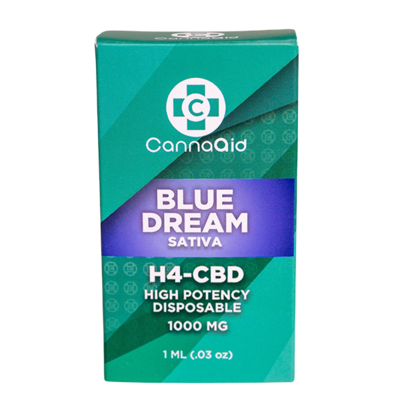 CannaAid H4-CBD High Potency Disposable | 1000 mg | Blue Dream (Sativa)