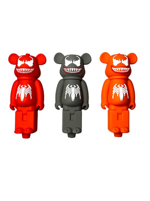 Monster Teddy Bear Silicone Handpipe | 5 inches | Assorted Colors