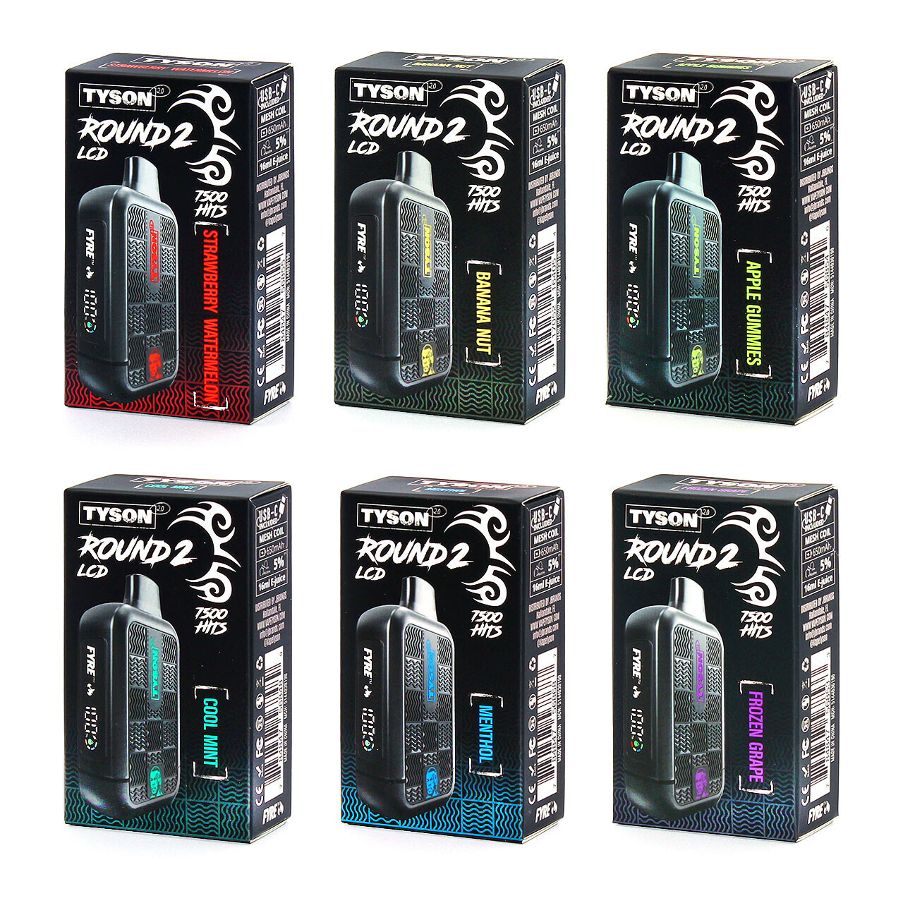 Tyson Round 2 7500 Hits | 5% Nicotine