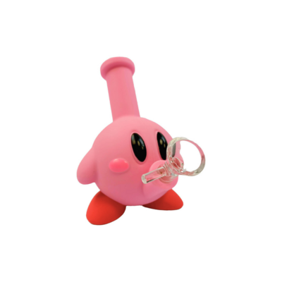 Pink Character Silicone Waterpipe | 8 inch