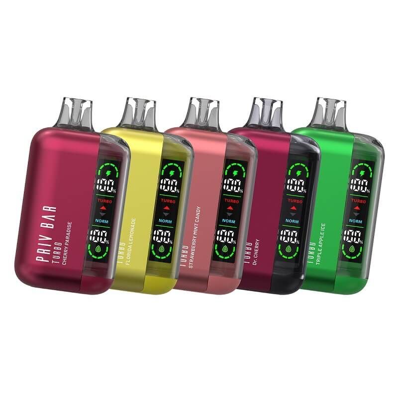 Priv Bar Turbo Disposable | 15000 Puffs | 5% Nic — Blackberry Peach Lemon