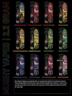 Exodus Mushy Vapes l 2.2 Grams