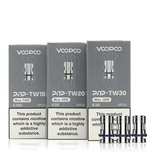 VooPoo PnP-TW Replacement Coils — Max 36W (0.3 Ohm)