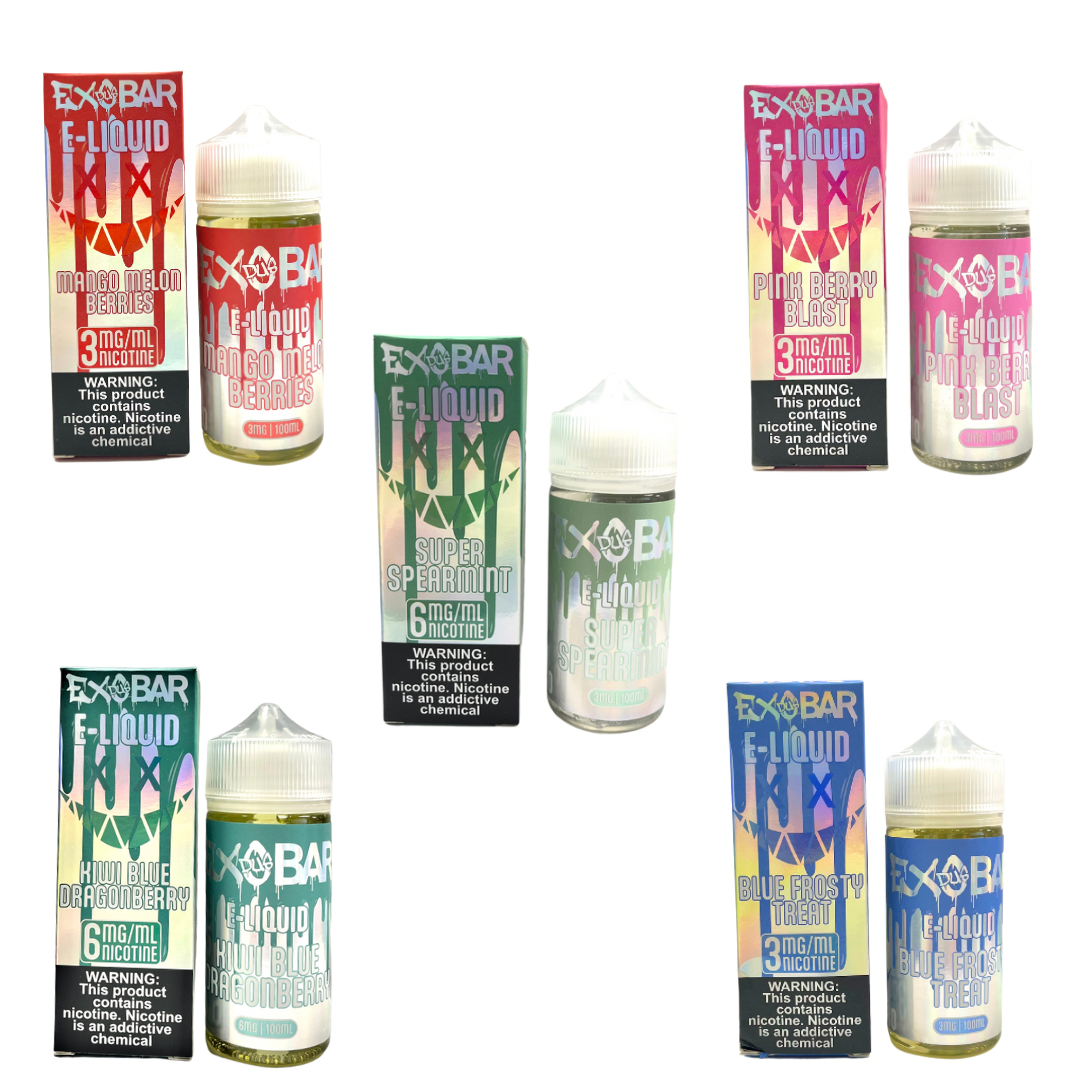 Exodus Bar Freebase E-Liquid 100ml — Blue Frosty Treat / 3mg