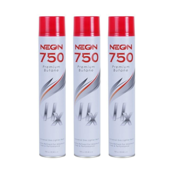 Neon 750 Premium Butane 11x