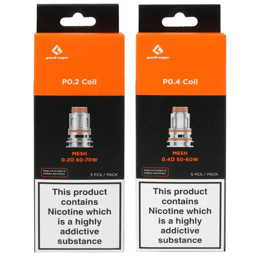 Geekvape P Series Coil | 5 pcs — 0.15 ohm (70-85W)