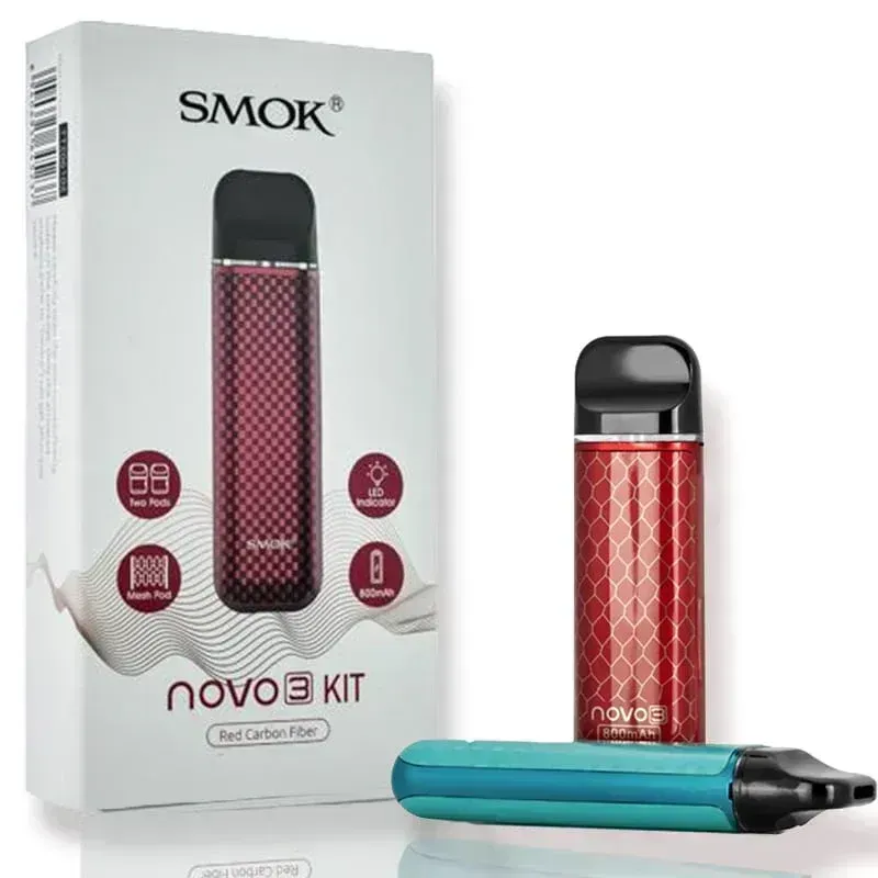 Smok Novo 3 Pod System Kit — 7-Color Carbon fiber