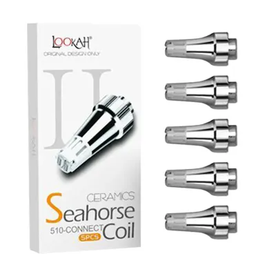 Lookah Ceramics Seahorse Coil | 5 Pcs
