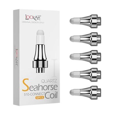 Lookah Quartz Seahorse Coil | 5 Pcs