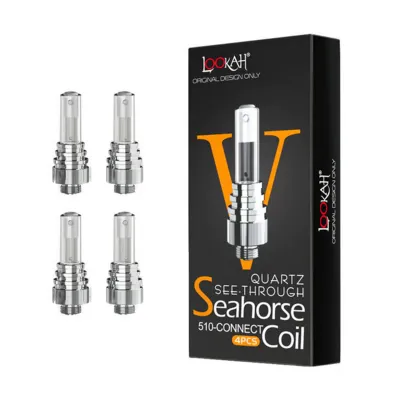 Lookah Quartz Seahorse Coil | 4PCS