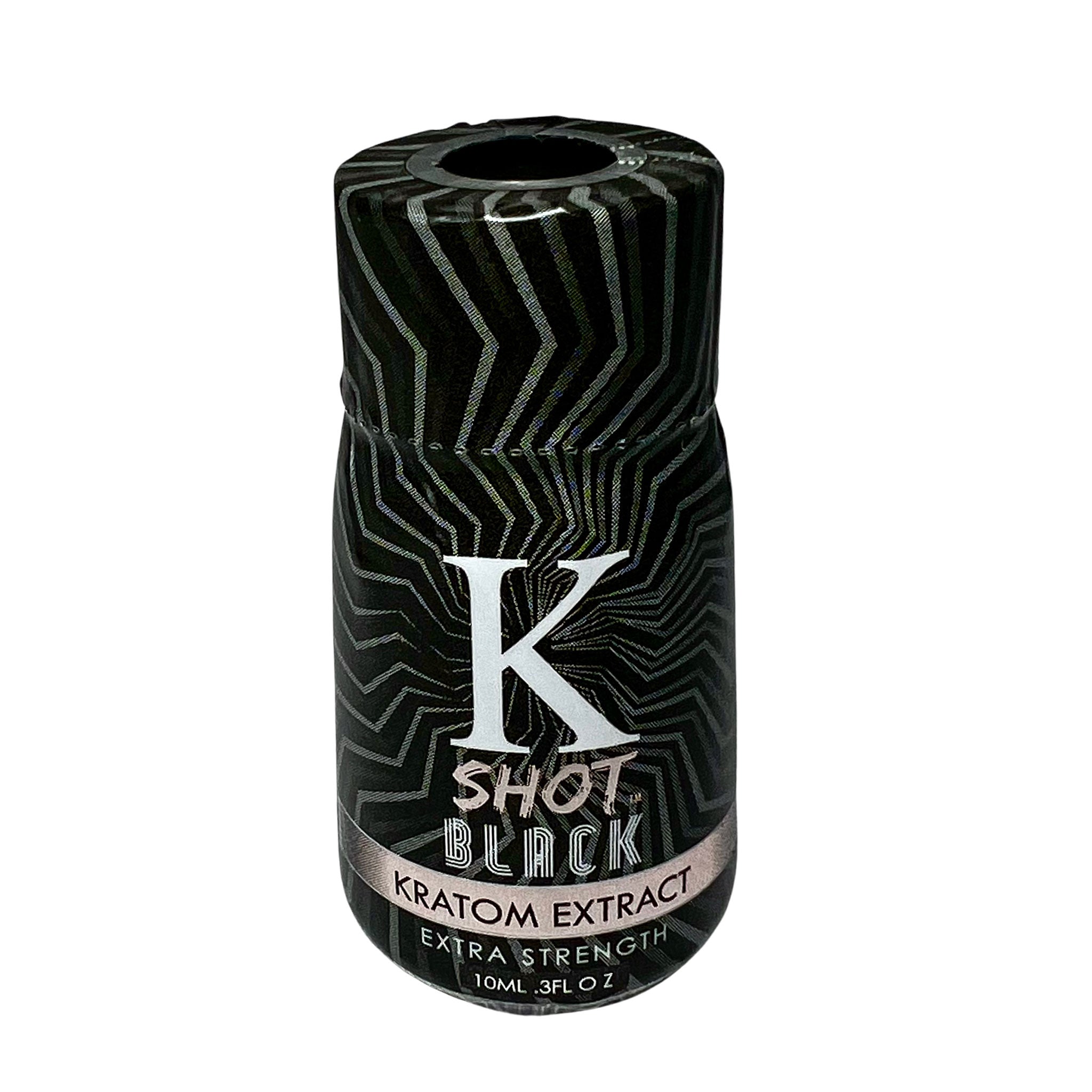 K Shot Black Kratom Extract Extra Strength | 10mL 0.3 fl oz