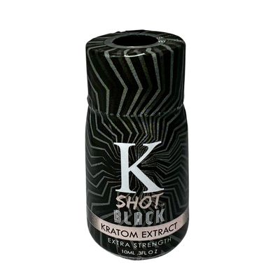 K Shot Black Kratom Extract Extra Strength | 10mL 0.3 fl oz