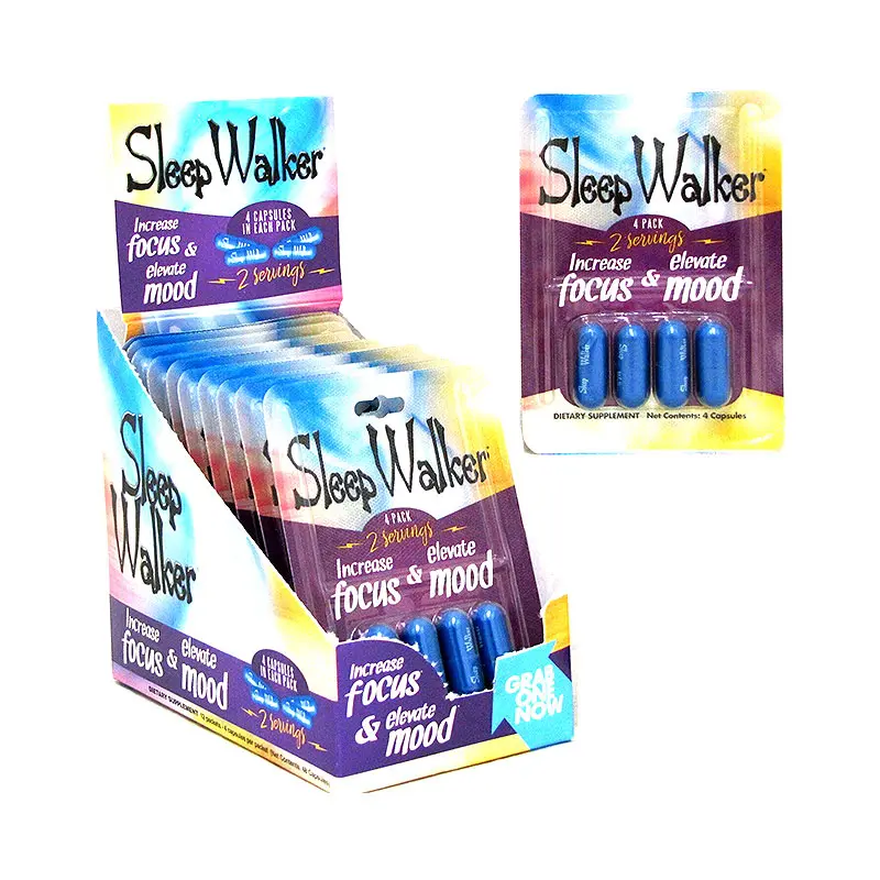 Sleep Walker Dietary Supplement | 2 Serving 4 Capsules