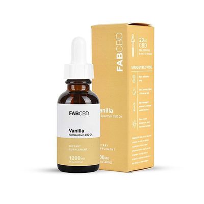 Fab CBD Full spectrum CBD Oil Dietary Supplement 600mg